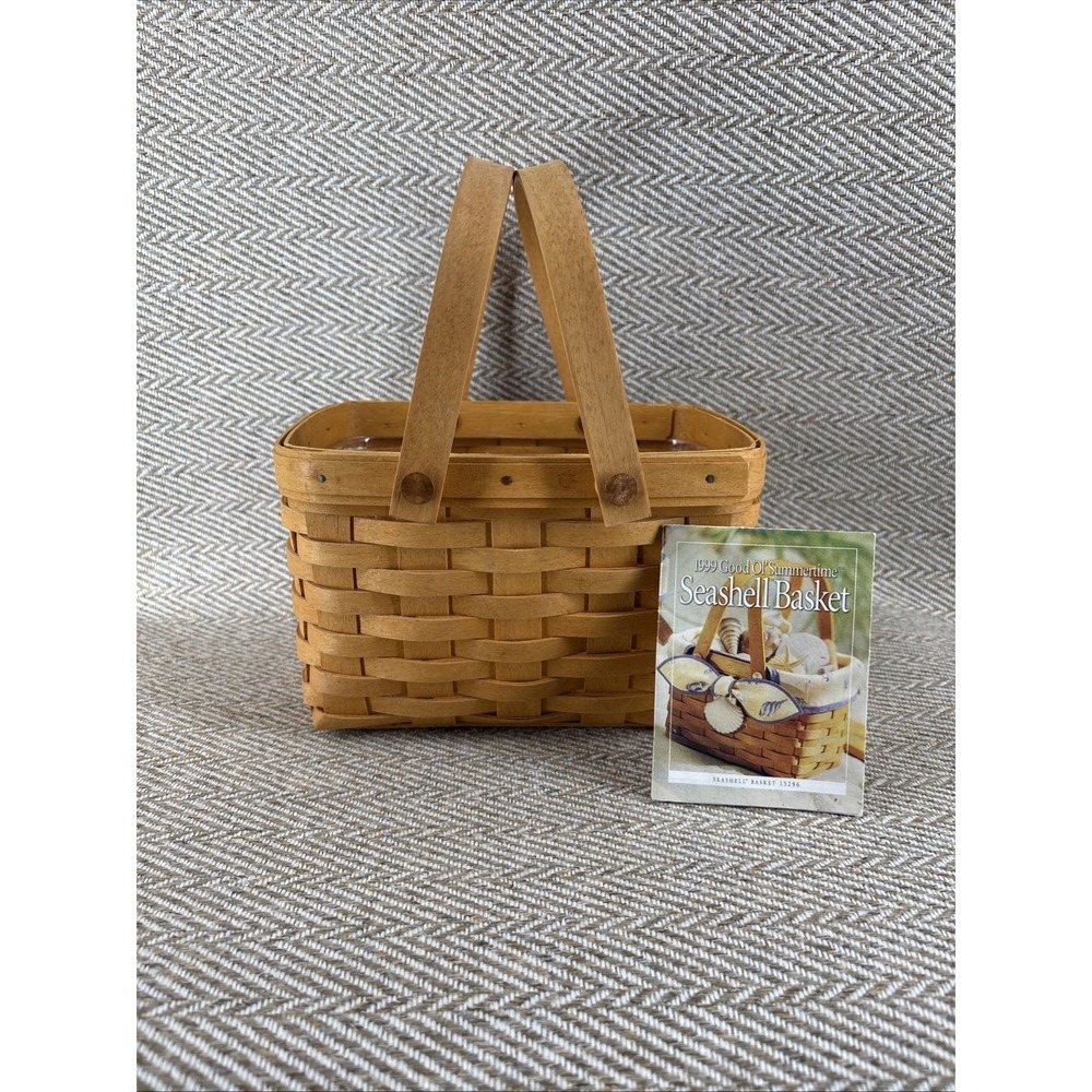 Longaberger 1999 Good Ol' Summertime Seashell Basket